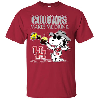 Houston Cougars Make Me Drinks T Shirts