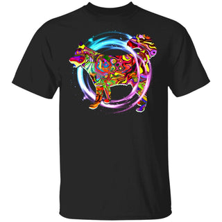 Psychedelic Husky TShirt Siberian Dog Gift For Lover