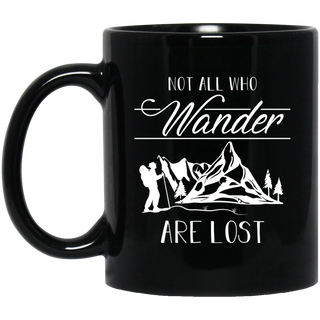 Not All Who Wander Hiking Mugs