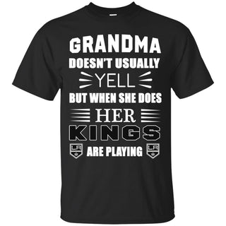 Grandma Doesn't Usually Yell Los Angeles Kings T Shirts