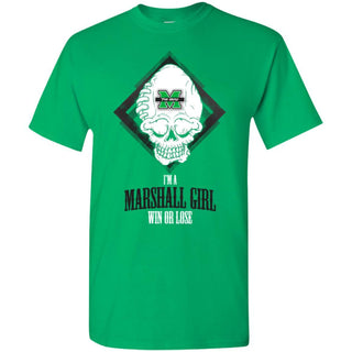Marshall Thundering Herd Girl Win Or Lose T Shirts