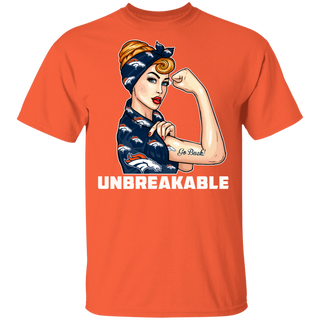 Beautiful Girl Unbreakable Go Denver Broncos T Shirt