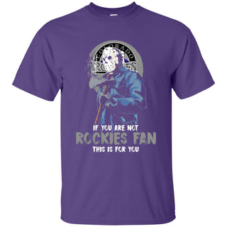 Jason With His Axe Colorado Rockies T Shirts