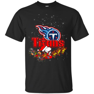 Snoopy Christmas Tennessee Titans T Shirts