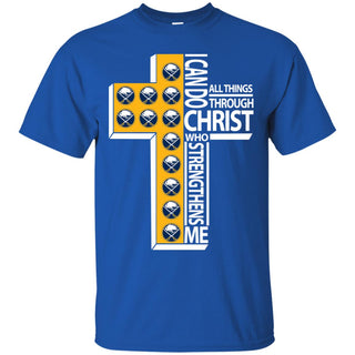 I Can Do All Things Through Christ Buffalo Sabres T Shirts