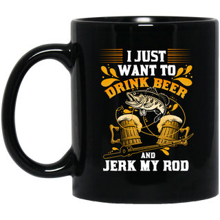 I Just Want To Drink Beer Fishing Mugs