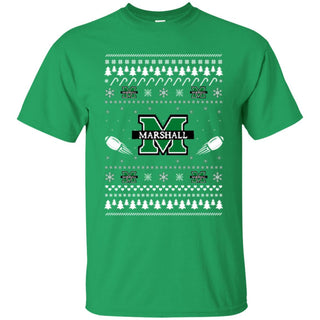 Marshall Thundering Herd Stitch Knitting Style Ugly T Shirts