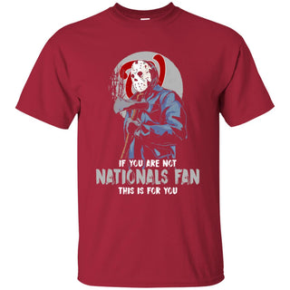 Jason With His Axe Washington Nationals T Shirts