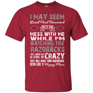 I May Seem Arkansas Razorbacks T Shirt - Best Funny Store