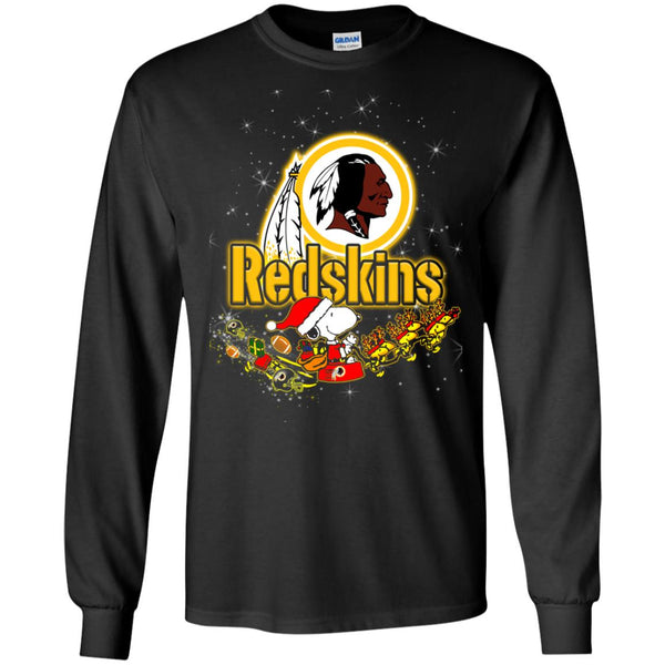 Snoopy Christmas Washington Redskins T Shirts - Limotees