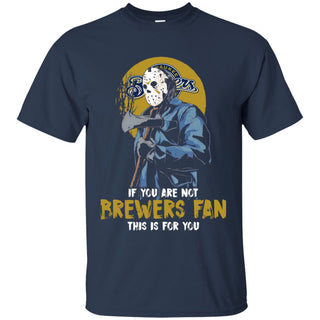 Jason With His Axe Milwaukee Brewers T Shirts