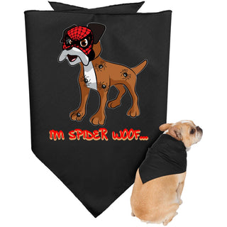 I'm Spider Woof Boxer Doggy Bandanas