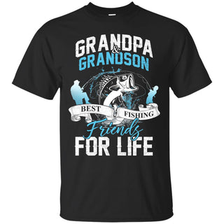 Grandpa & Grandson Best Fishing Friends T Shirts