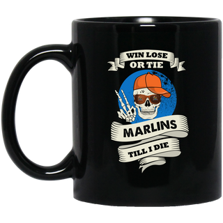Skull Say Hi Miami Marlins Mugs