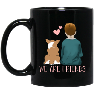 We Are Friends Corgi Mugs
