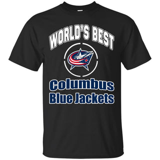 Amazing World's Best Dad Columbus Blue Jackets T Shirts