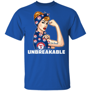 Beautiful Girl Unbreakable Go Texas Rangers T Shirt