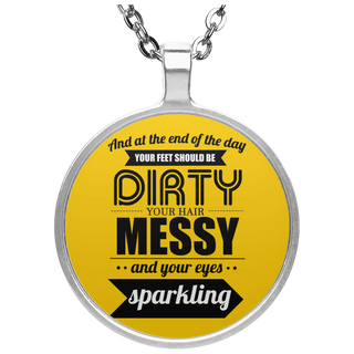 At The End Of The Day Your Feet Camping Necklaces