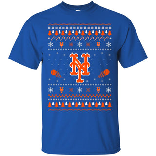 New York Mets Stitch Knitting Style T Shirt