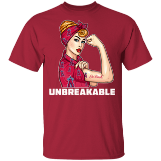 Beautiful Girl Unbreakable Go Los Angeles Angels T Shirt