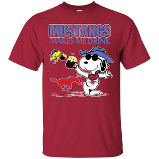 SMU Mustangs Make Me Drinks T Shirts