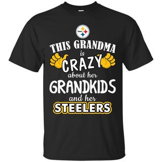 This Grandma Is Crazy About Her Grandkids And Her P.Steelers T Shirts