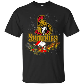 Snoopy Christmas Ottawa Senators T Shirts