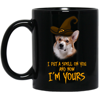 I Put A Spell On You Corgi Mugs
