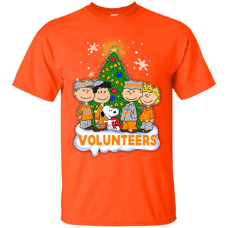Snoopy The Peanuts Tennessee Volunteers Christmas T Shirts