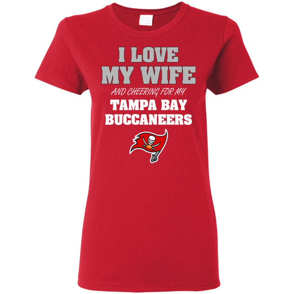 I Love My Bucs Tampa Bay Buccaneers Rhinestones T-shirt 