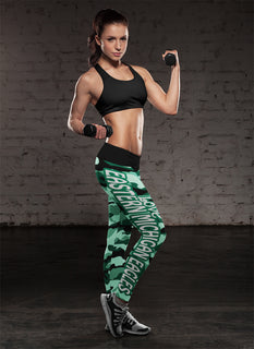 Camo Sporty Trending Fashion Fabulous Eastern Michigan Eagles Leggings