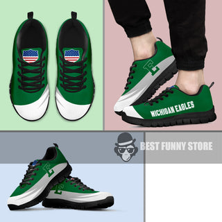 Awesome Gift Logo Eastern Michigan Eagles Sneakers