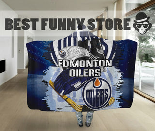 Special Edition Edmonton Oilers Home Field Advantage Hooded Blanket