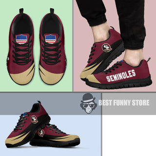 Awesome Gift Logo Florida State Seminoles Sneakers