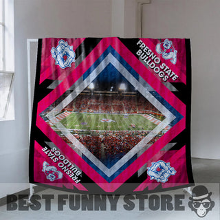 Pro Fresno State Bulldogs Stadium Quilt For Fan