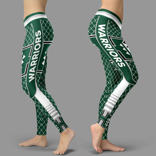 Single Small Line Circle Stylish Fashion Hawaii Rainbow Warriors Leggings