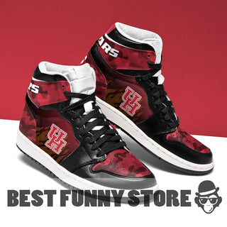 Camo Logo Houston Cougars Jordan Sneakers