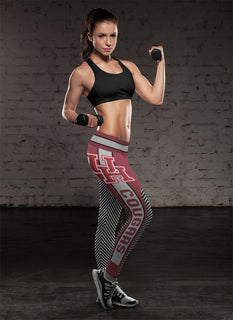 Fashion Gorgeous Fitting Fabulous Houston Cougars Leggings