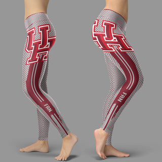 Charming Lovely Little Dots Along Body Houston Cougars Leggings