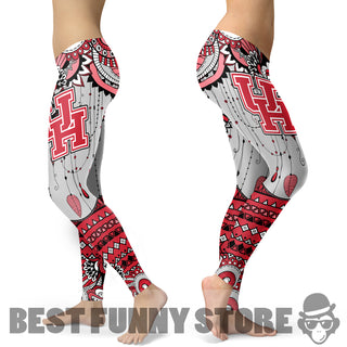 Simple Boho Houston Cougars Leggings