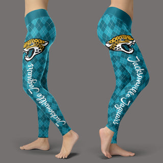 Cosy Seamless Border Wonderful Jacksonville Jaguars Leggings