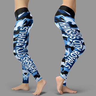 Camo Sporty Trending Fashion Fabulous Kansas City Royals Leggings