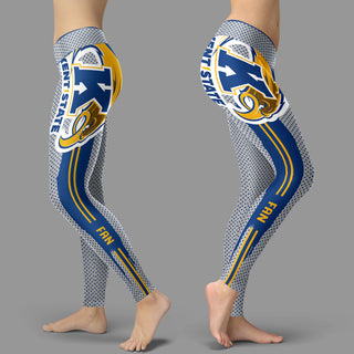 Charming Lovely Little Dots Along Body Kent State Golden Flashes Leggings