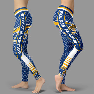 Single Small Line Circle Stylish Fashion Kent State Golden Flashes Leggings