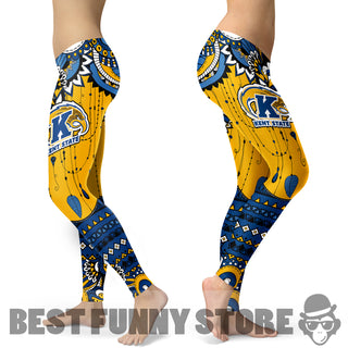 Simple Boho Kent State Golden Flashes Leggings