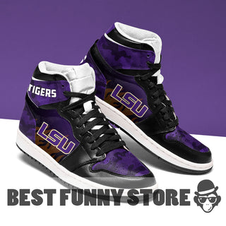 Camo Logo LSU Tigers Jordan Sneakers