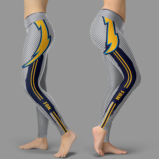 Charming Lovely Little Dots Along Body Los Angeles Chargers Leggings