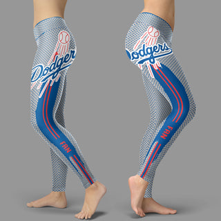 Charming Lovely Little Dots Along Body Los Angeles Dodgers Leggings
