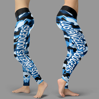 Camo Sporty Trending Fashion Fabulous Los Angeles Dodgers Leggings