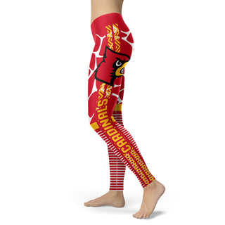 Cool Air Lighten Attractive Kind Louisville Cardinals Leggings